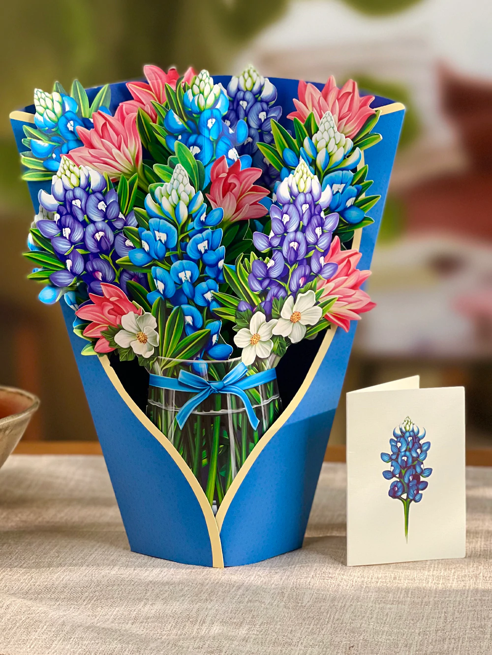 Blue Bonnets Paper Flower Bouquet | NCH Online Gift Shop